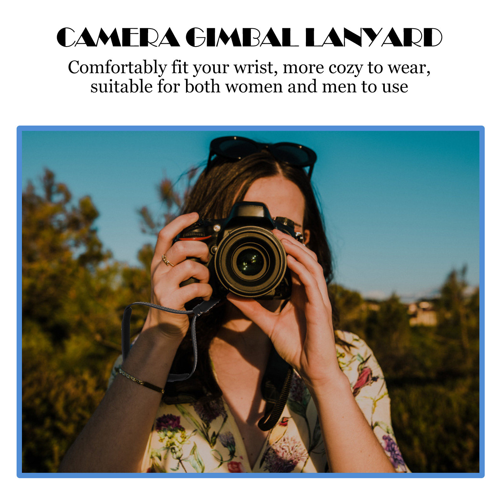 携帯用カメラ用ジンバル、手首に装着するストラップ、調整可能な - Camera Wrist Strap のレビューと価格