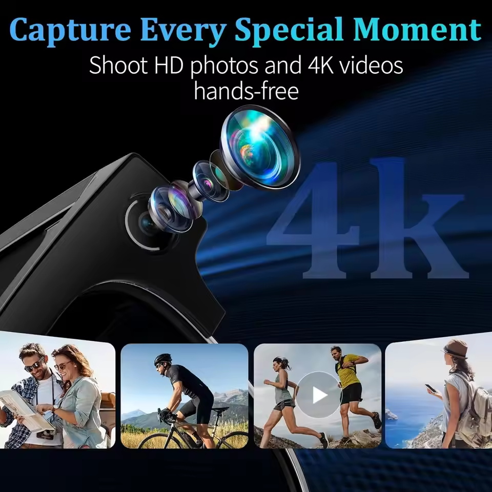 2026年新型4K HD 800Wカメラ搭載スマートAIグラ - Photography Japanese のレビューと価格